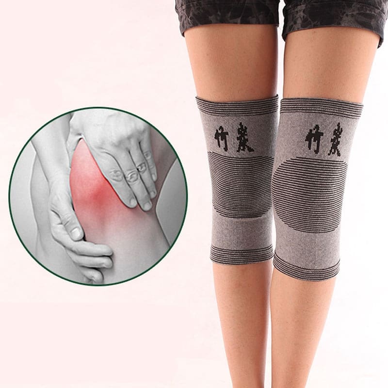 1Pair Elastic Knee Suppor Leg Pain Bamboo Charcoal Leg Arthritis ...