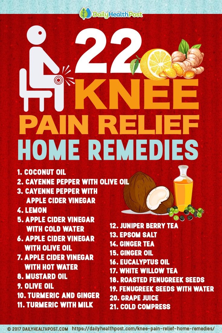 22 Home Remedies For Instant Knee Pain Relief And 16 ...