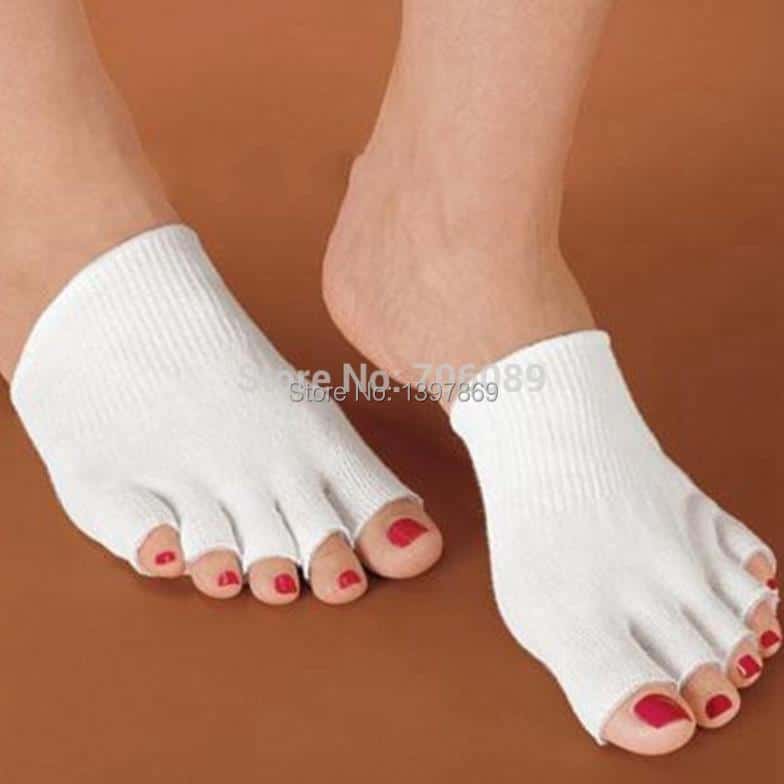 2Pcs/pack Five Toe Protective Sock Arthritis Blister Bunion Athlete ...