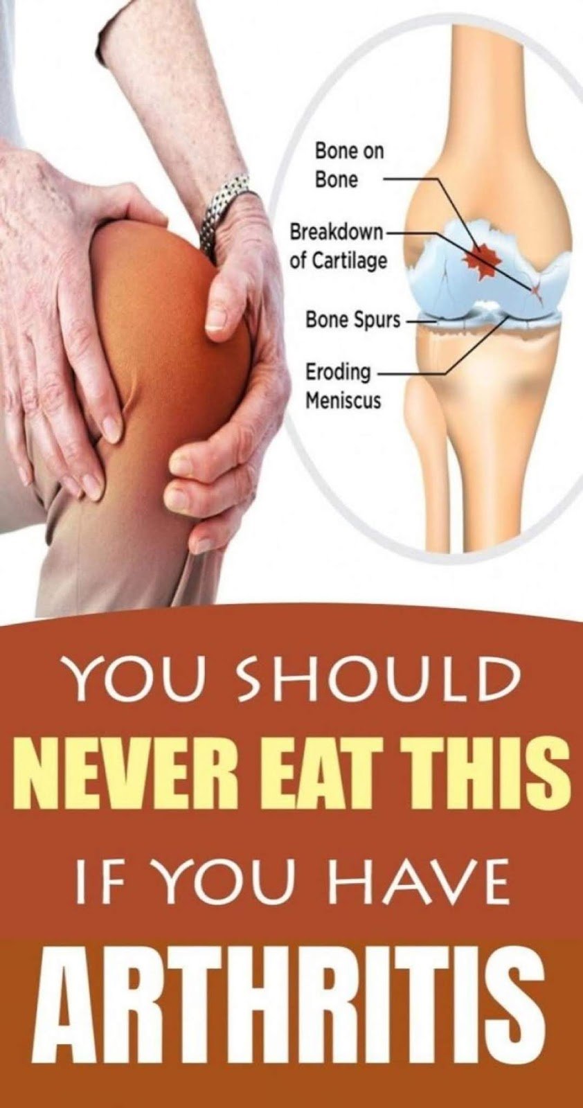 9 FOODS YOU SHOULD NEVER EAT IF YOU HAVE ARTHRITIS!
