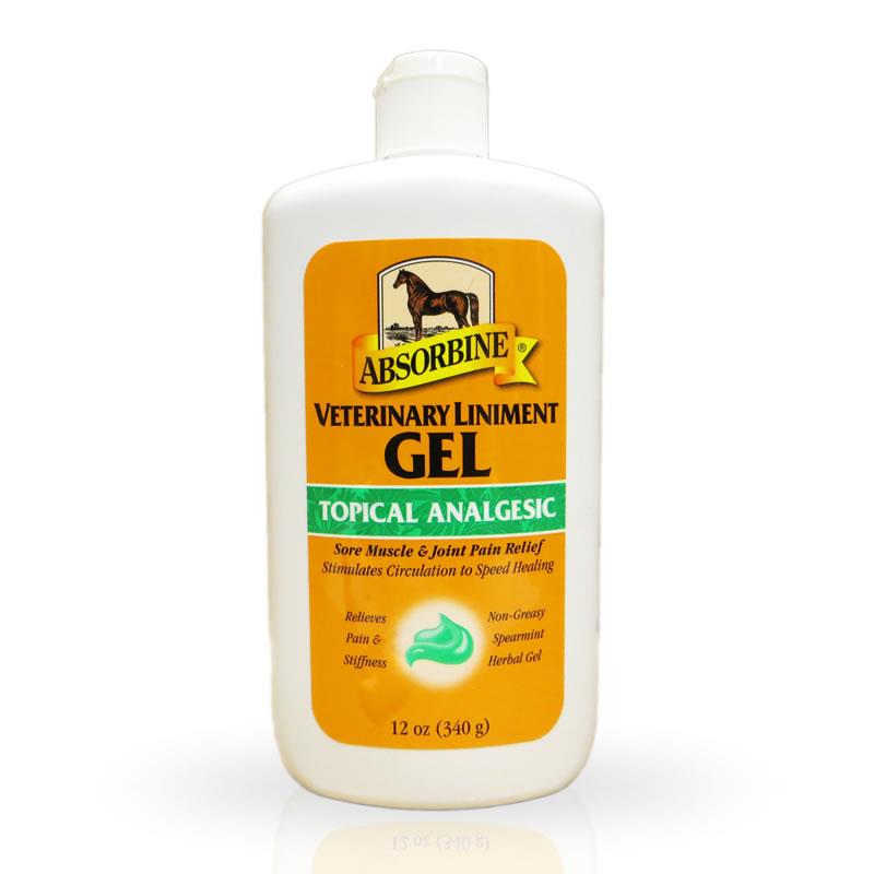 Absorbine Veterinary Liniment Gel for Horses Pain Reliever
