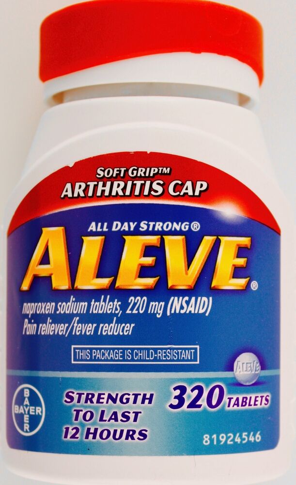 Aleve Arthritis Cap Naproxen Sodium 220mg Pain Reliever, 320 or 640 ...
