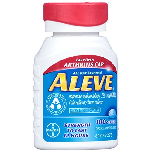 Aleve Caplets With Easy Open Arthritis Cap Strength to Last 12 Hours ...