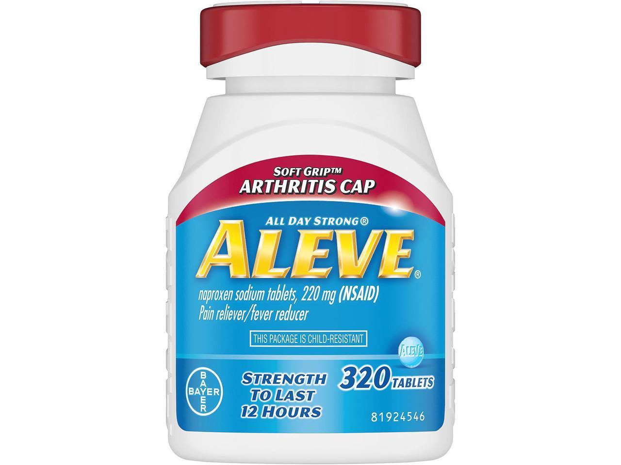 Aleve Pain Reliever Tablets, Arthritis Cap 320 ct