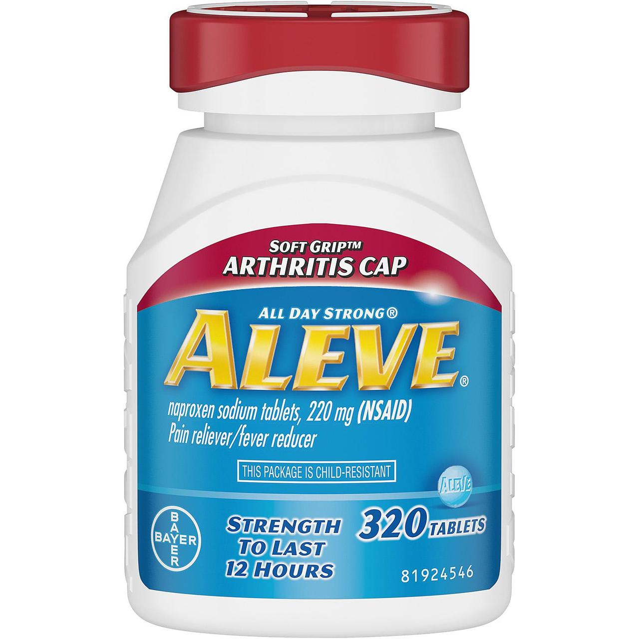 Aleve Pain Reliever Tablets, Arthritis Cap (320 ct.)