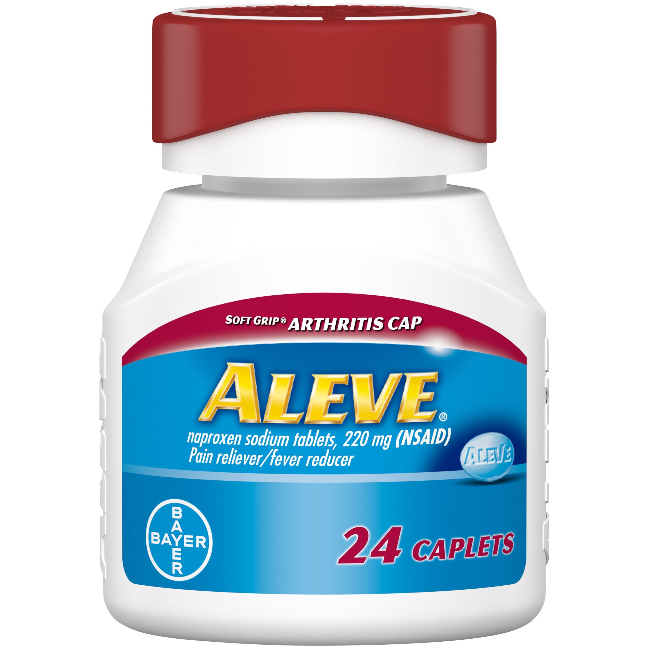 Aleve Soft Grip Arthritis Cap Pain Reliever/Fever Reducer ...