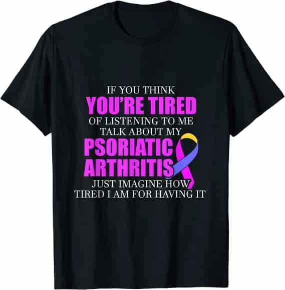 Amazon.com: PSA Psoriatic Arthritis Listening Warrior Awareness T