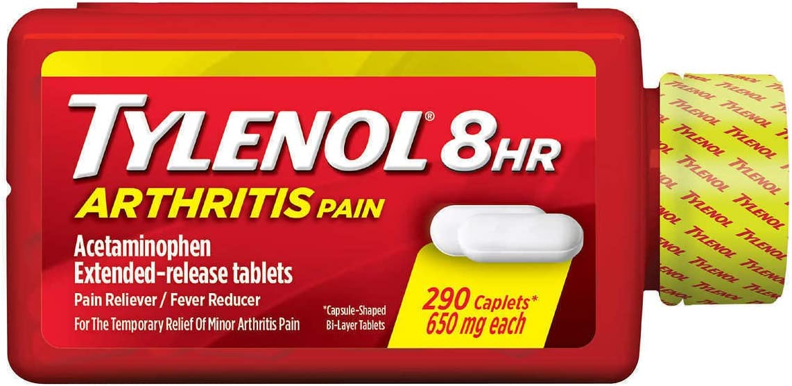 Amazon.com: Tylenol 8 HR Arthritis Pain Caplets (290 Count): Health ...