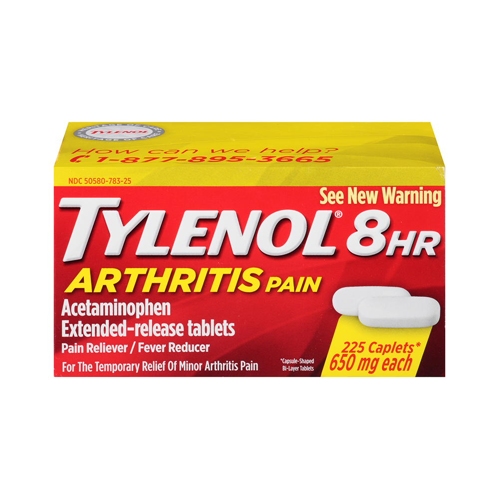 Amazon.com: Tylenol 8 HR Arthritis Pain Extended Release Caplets, 650 ...