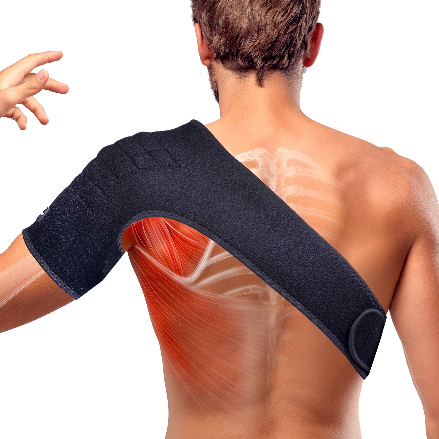 Arthritis Bursitis Pain Thx4COPPER Shoulder Brace Arm Injury Prevention ...