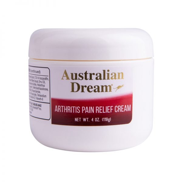 Arthritis Pain Relief Cream  4oz Jar  Australian Dream