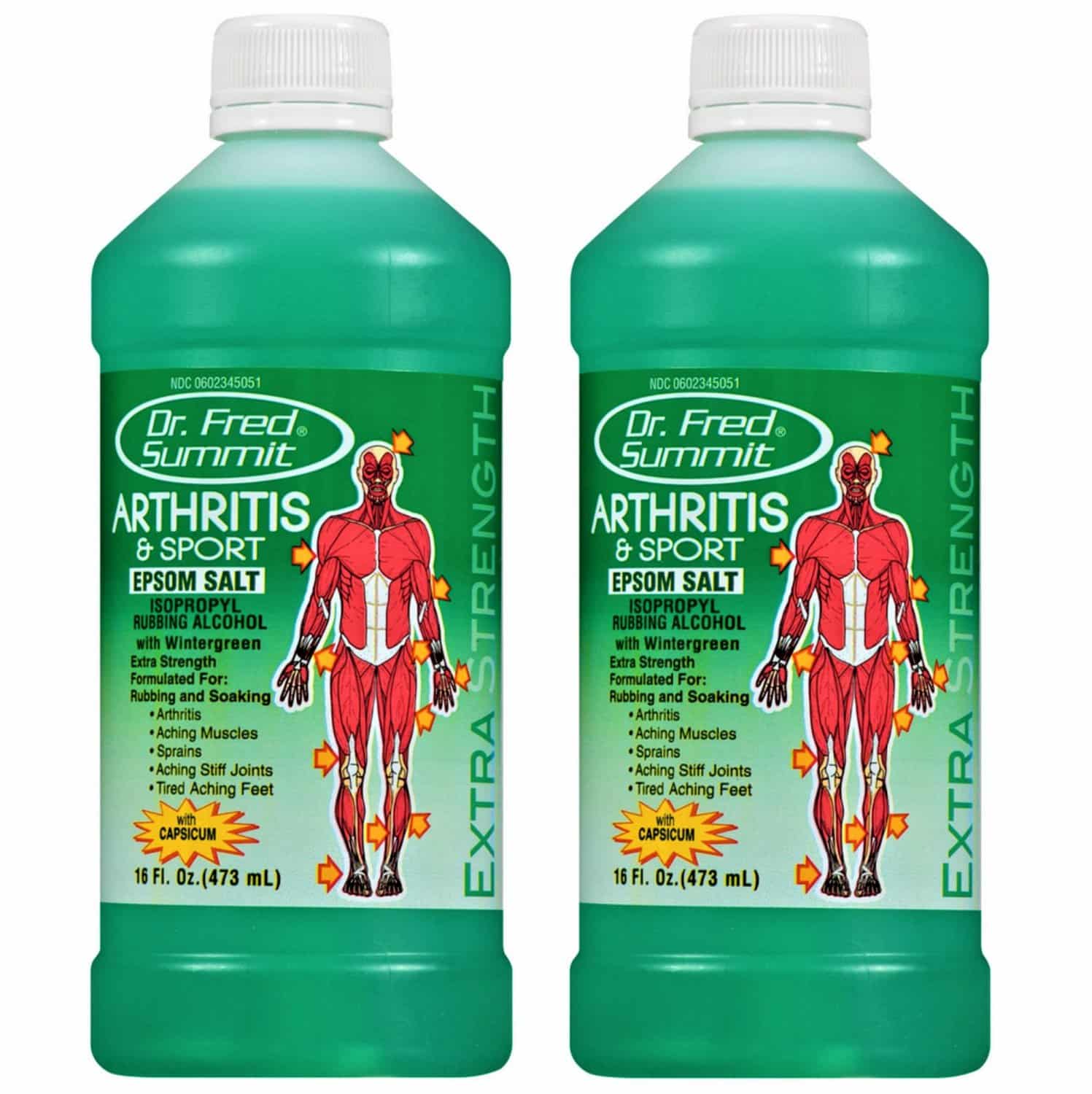 Arthritis &  Sport Isopropyl Rubbing Alcohol With Wintergreen 16oz Each ...