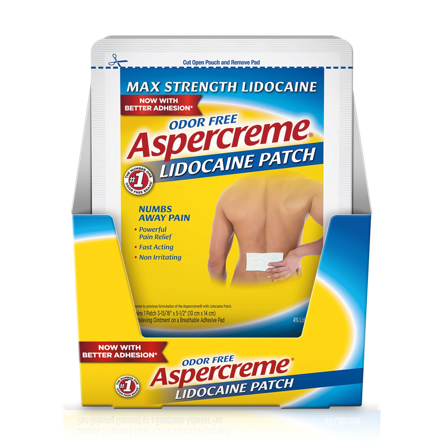 Aspercreme Lidocaine Max Strength Patch (1 Ct), Odor Free ...