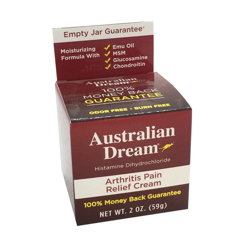 Australian Dream Arthritis Pain Relief Cream (2 oz) from ...