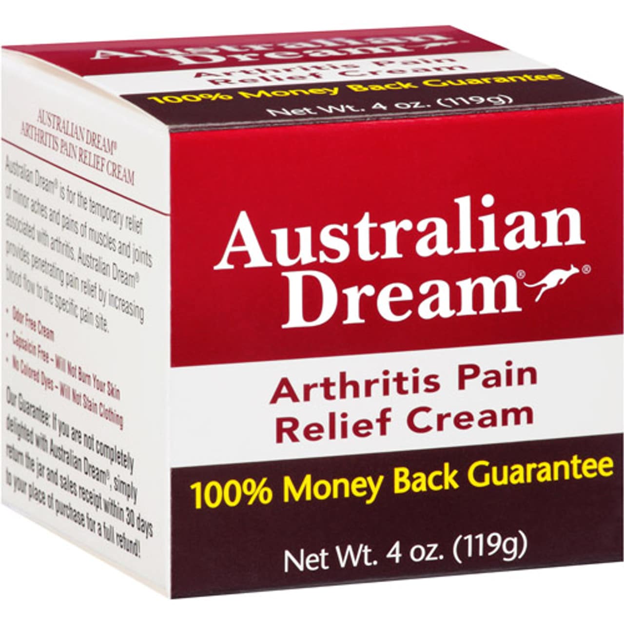 Australian Dream Arthritis Pain Relief Cream, 4 oz, 1 Ea