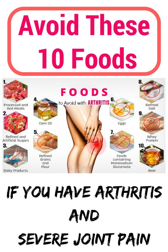 Avoid These 10 Foods To Avoid Worse Joint Pain