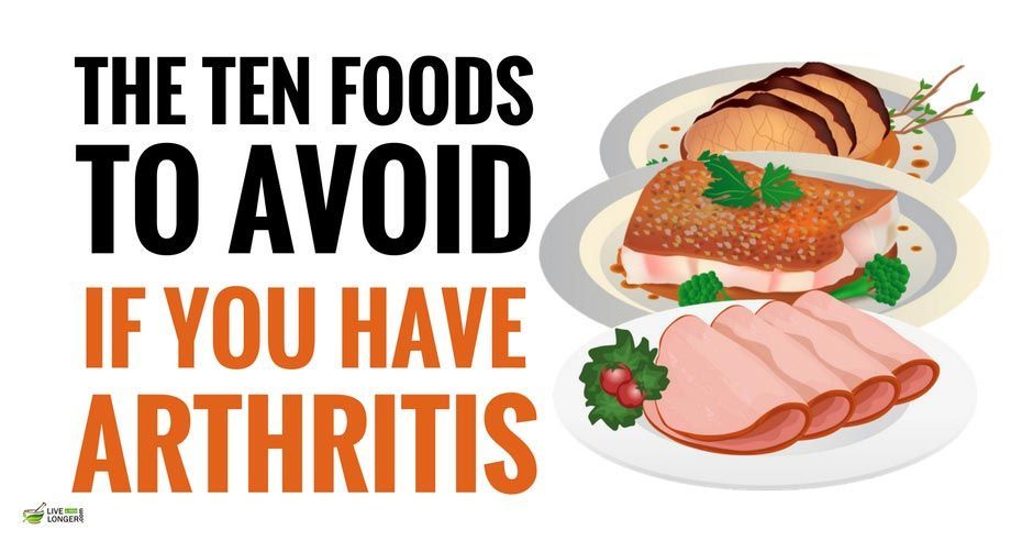 Avoid these #foods if you have #arthritis #arthritisfacts