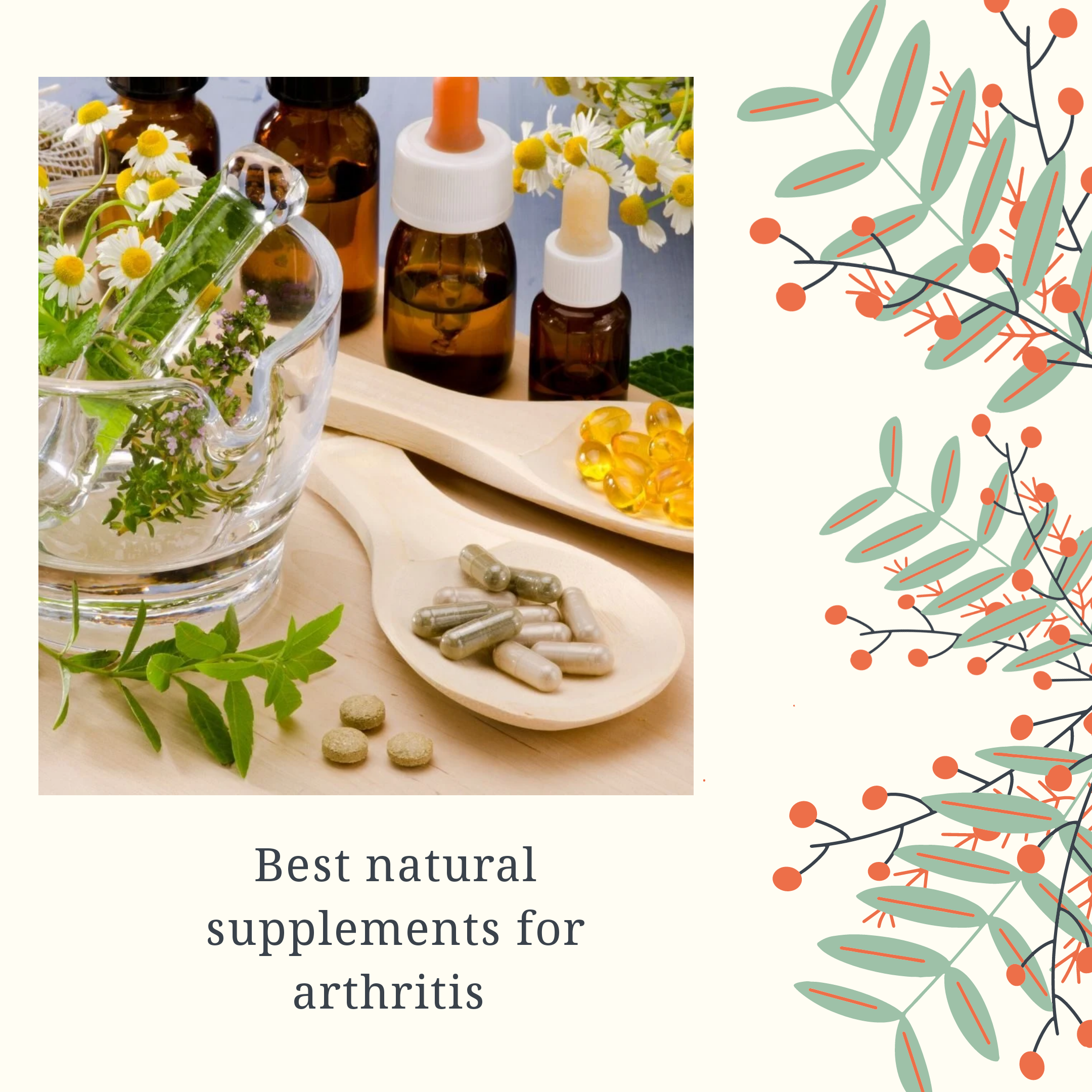 Best natural supplements for arthritis * Synergy Heart &  Health