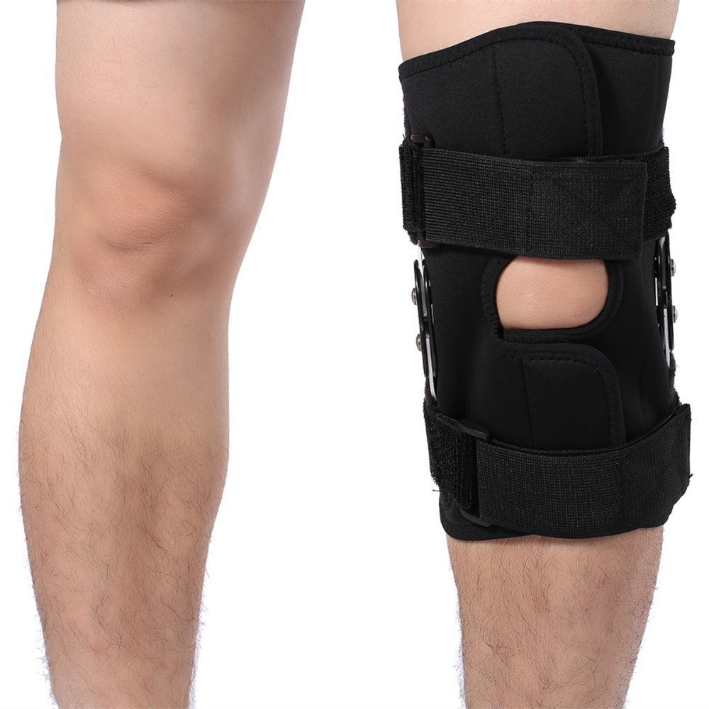 brand twin hinged knee support braces breathable open cap ...