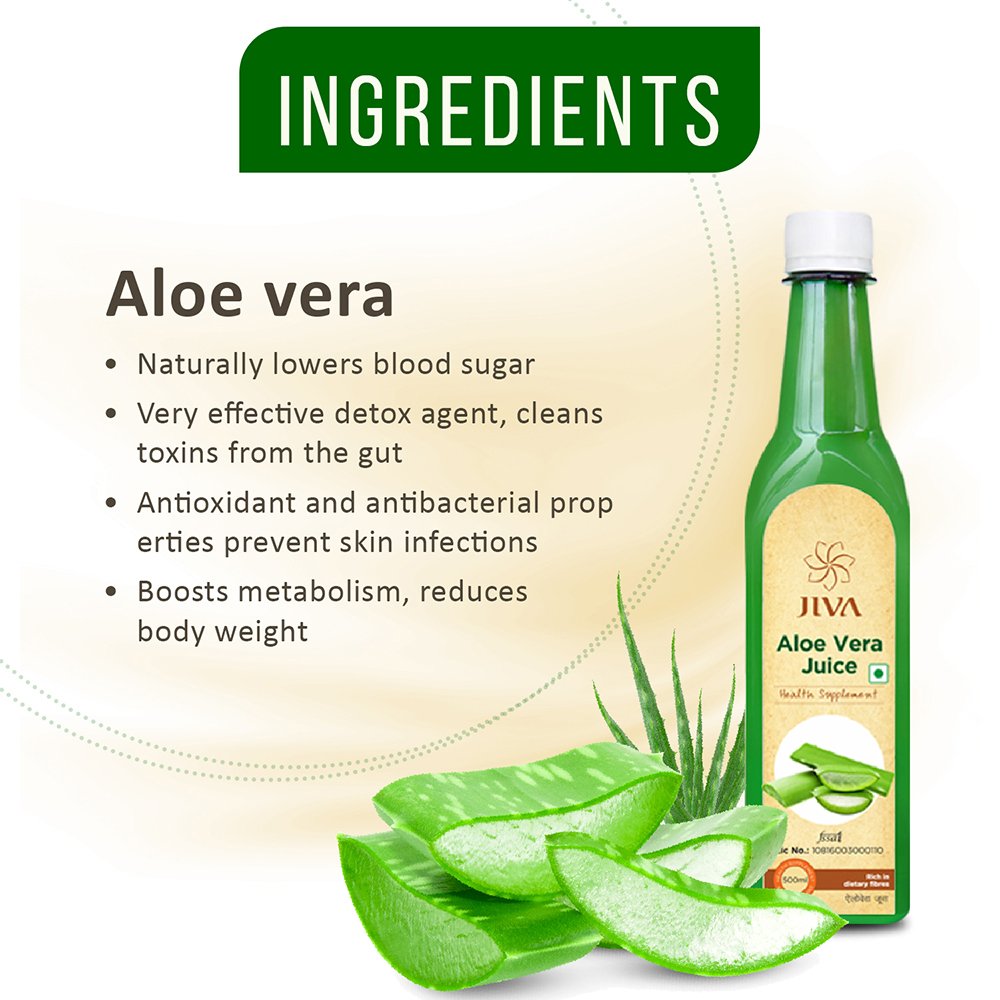 Buy Aloe Vera Juice Online in India at best price from Jiva.com