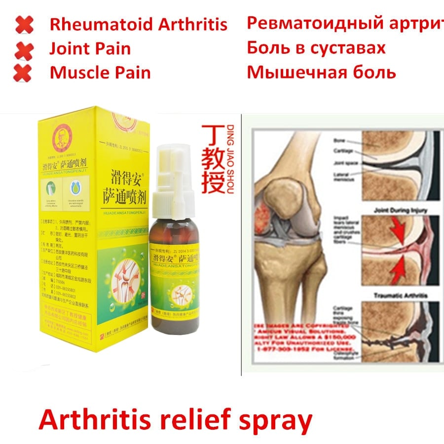 Chinese Herbs Medicine Pain Relief Spray Rapid Relief From Rheumatic ...