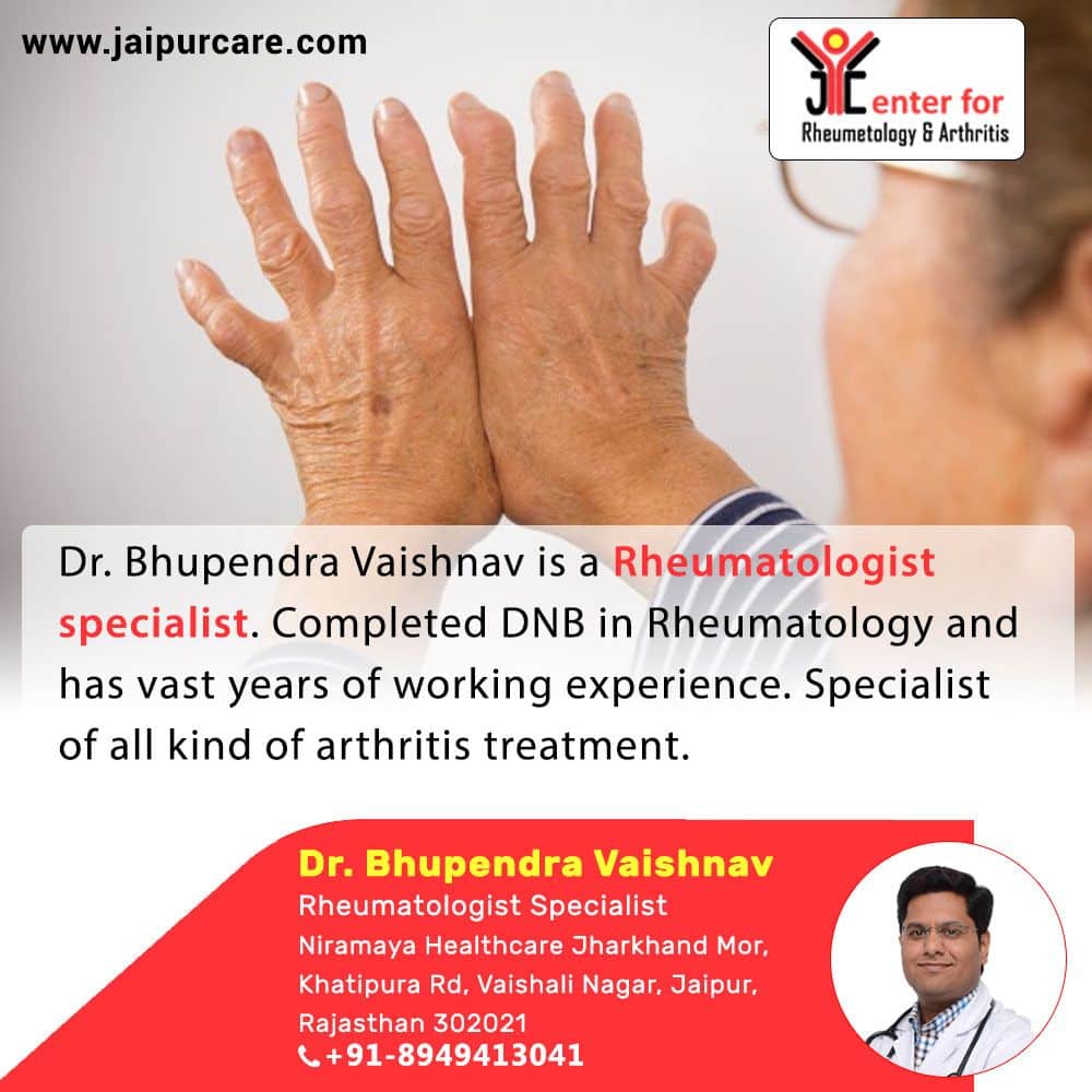 Dr Bhupendra Vaishnav is an experienced Rheumatologist Specialist. in ...