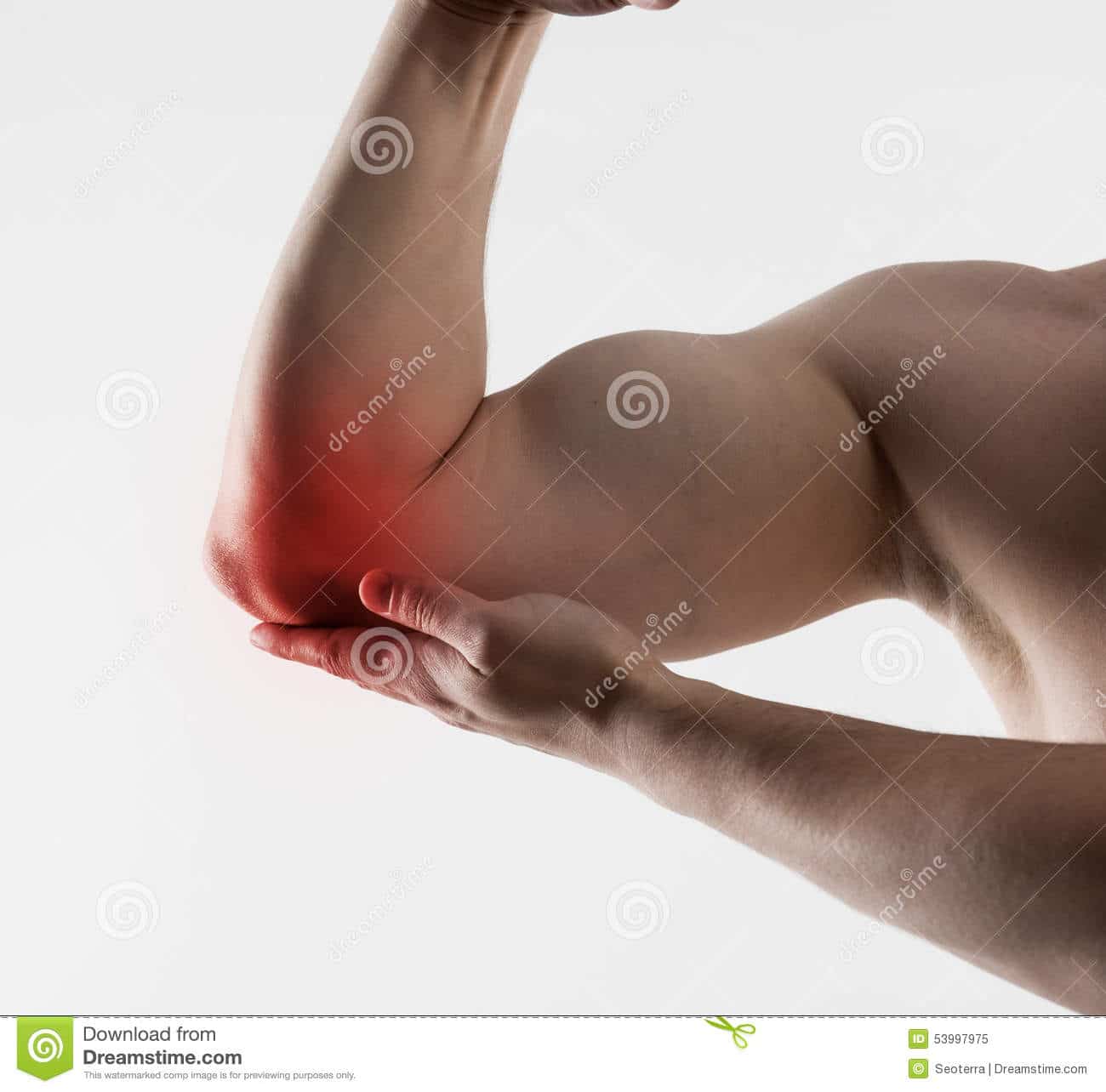 Elbow Pain Stock Photo