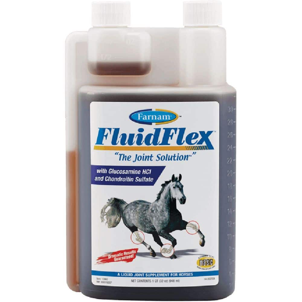 Farnam FluidFlex Liquid Joint Supplement for Horses, 32oz