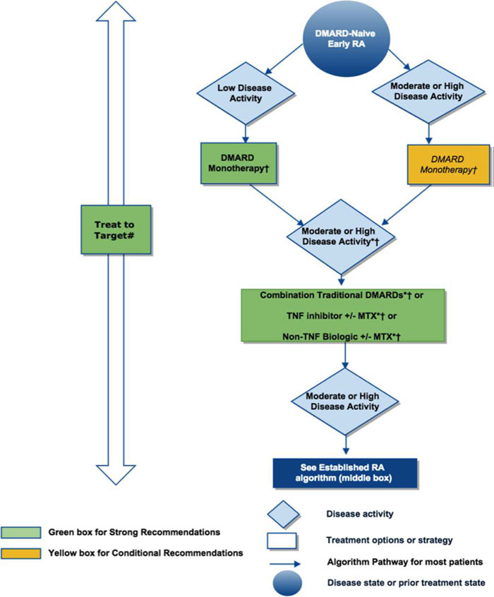 Figure 1. American College of Rheumatology Algorithm for Treating Early ...