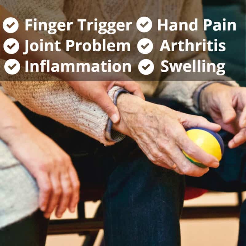 Herbal Heating Mitt Gloves For Hand Pain Relief, Arthritis, Stiff Joint ...
