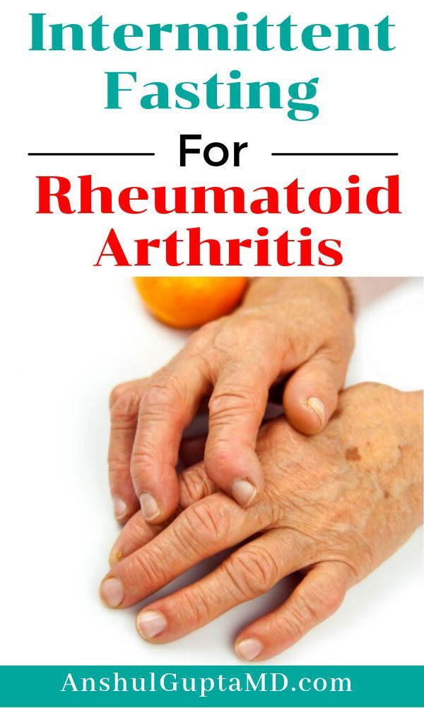 How Intermittent Fasting can improve Rheumatoid Arthritis symptoms, by ...