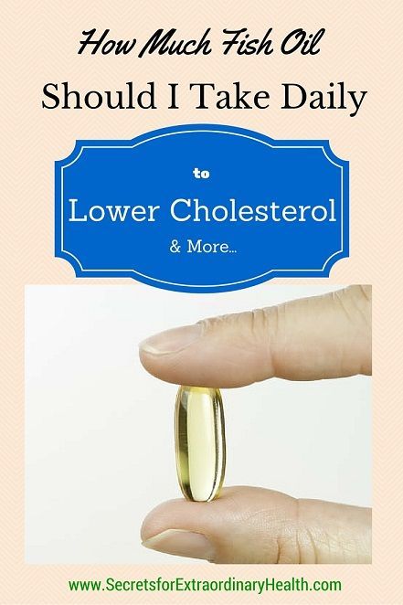How Much Fish Oil Should I Take Daily to Lower Cholesterol
