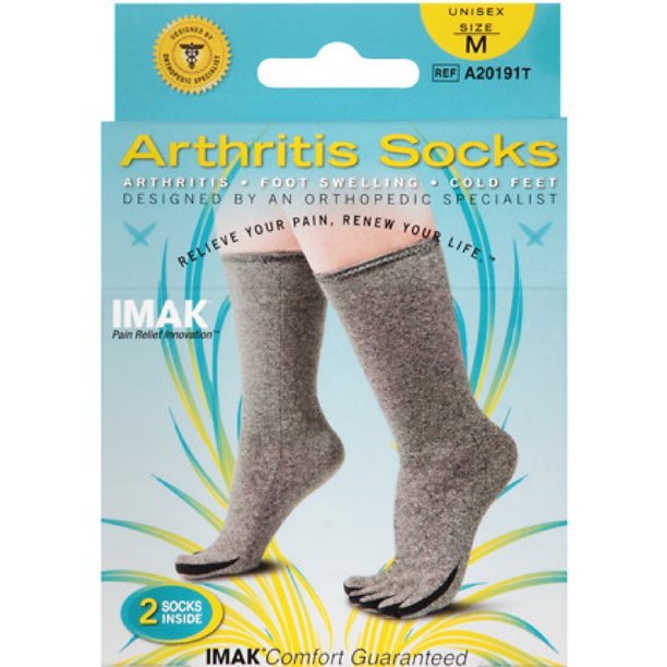 IMAK Compression Arthritis Socks, Medium 1 ea