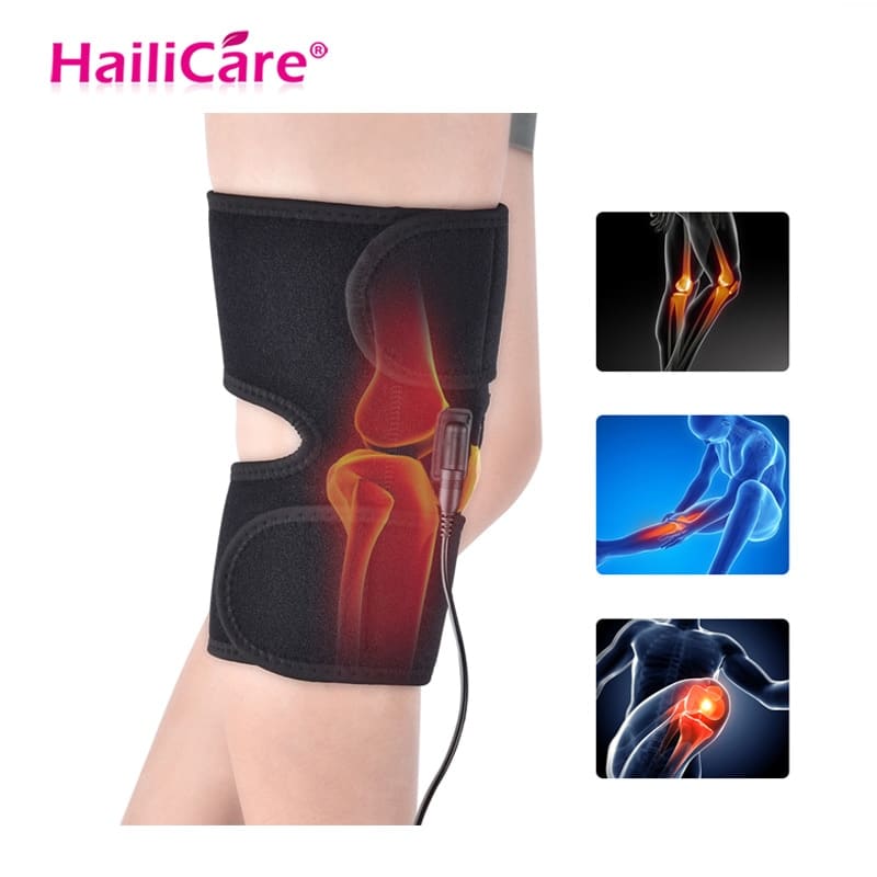 Knee Heating Pad Thermal Heat Therapy Wrap Hot Compress for Cramps ...