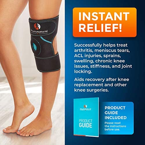 Knee Ice Pack Wrap  Cold Therapy with Adjustable Compression Support ...