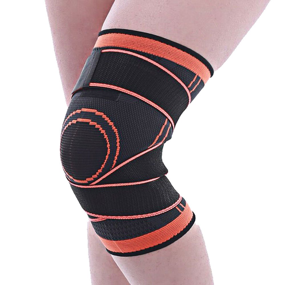 Knee Sleeve Compression Brace Support For Sports Gym Joint ...