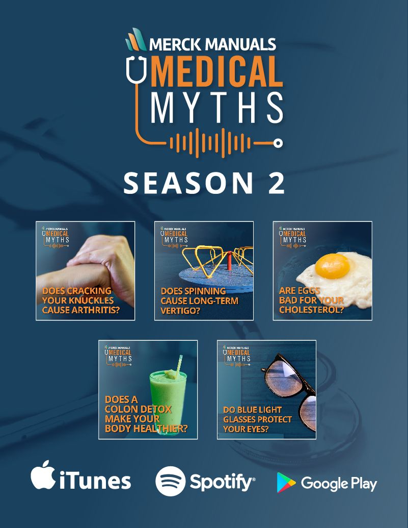 Merck Manuals Medical Myths Podcast Season 2 in 2020 ...