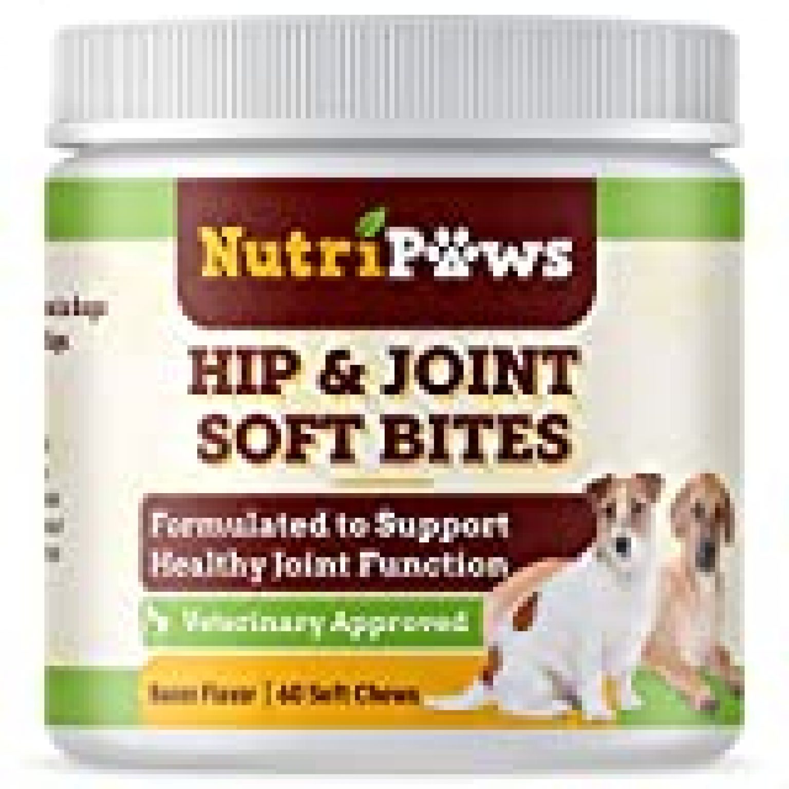 NutriPaws Hip and Joint Soft Bites â Bacon Flavor