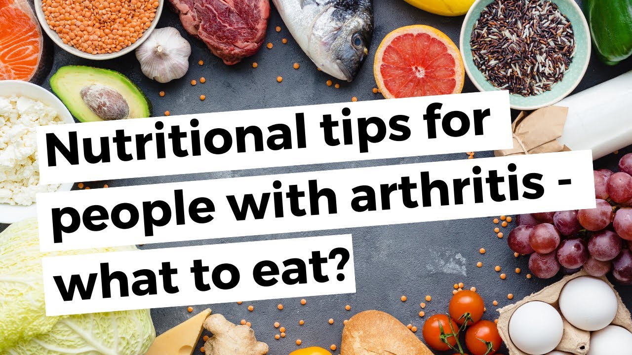 Nutritional tips for people with arthritis
