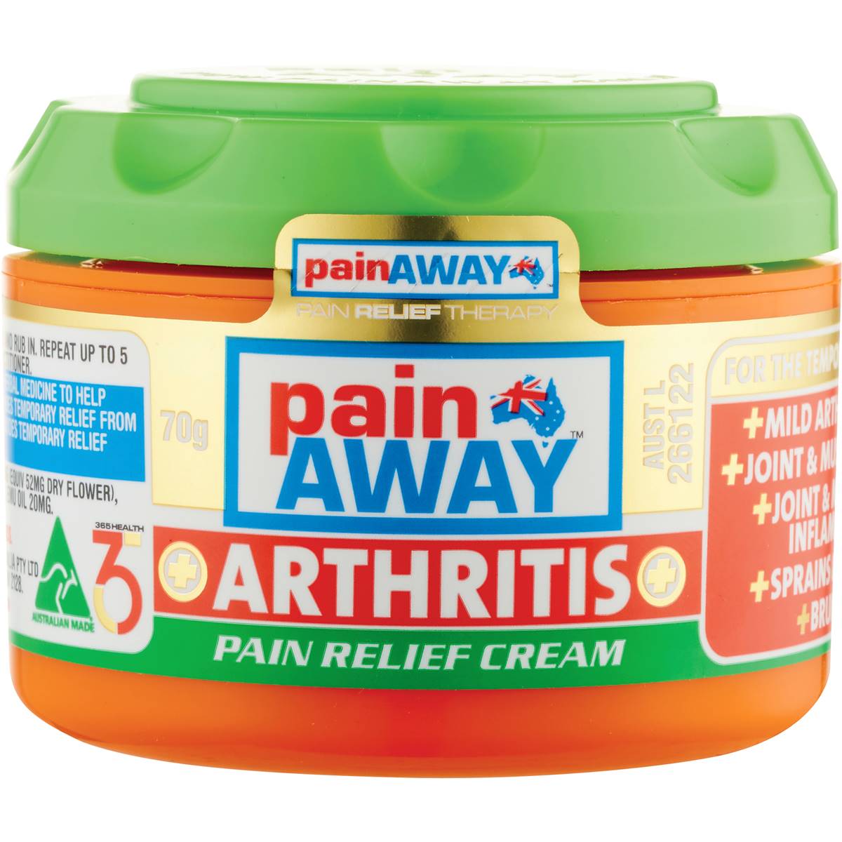 Pain Away Arthritis Pain Relief Cream 70g