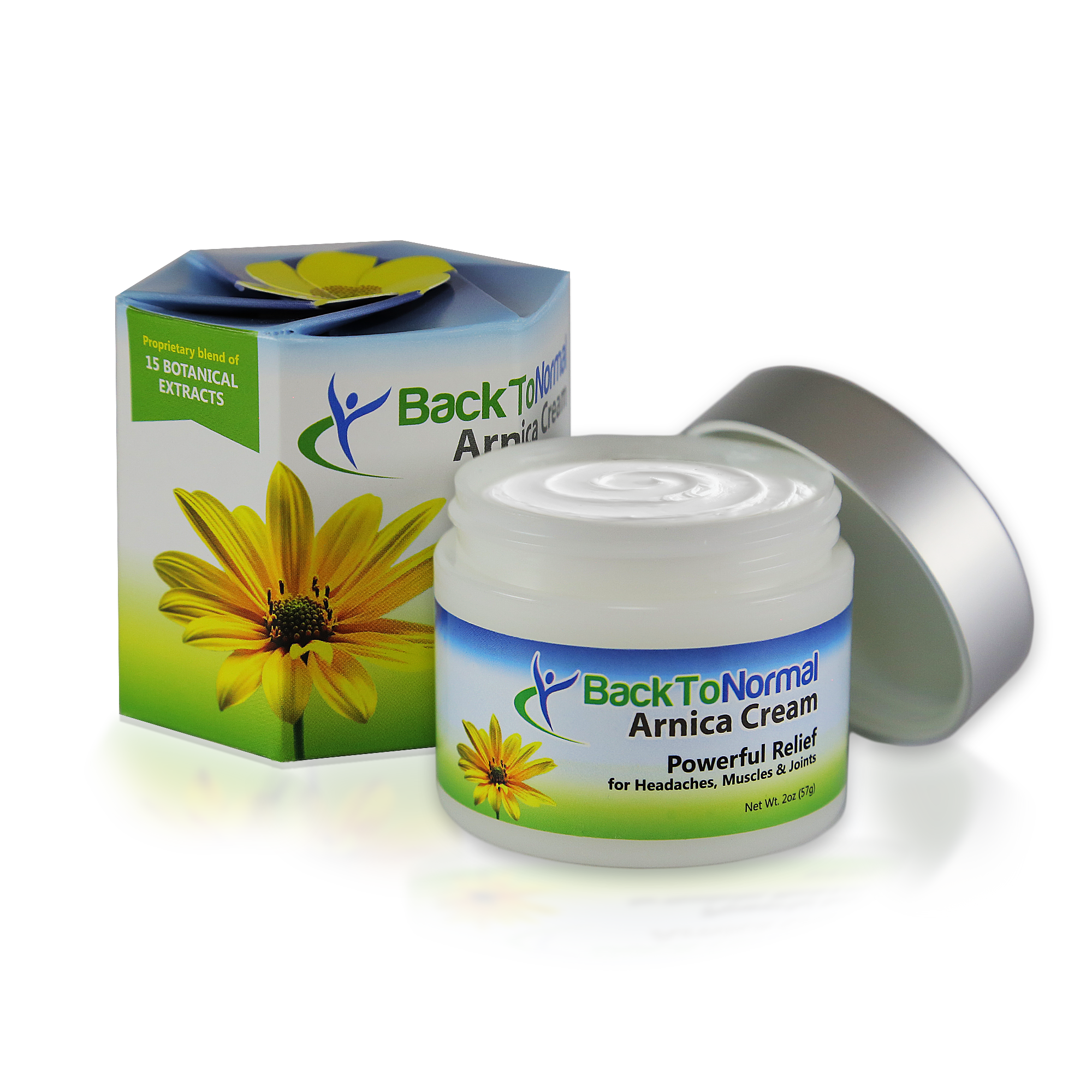 Pain Relief Cream with Arnica Montana for Muscles Joints and Headaches