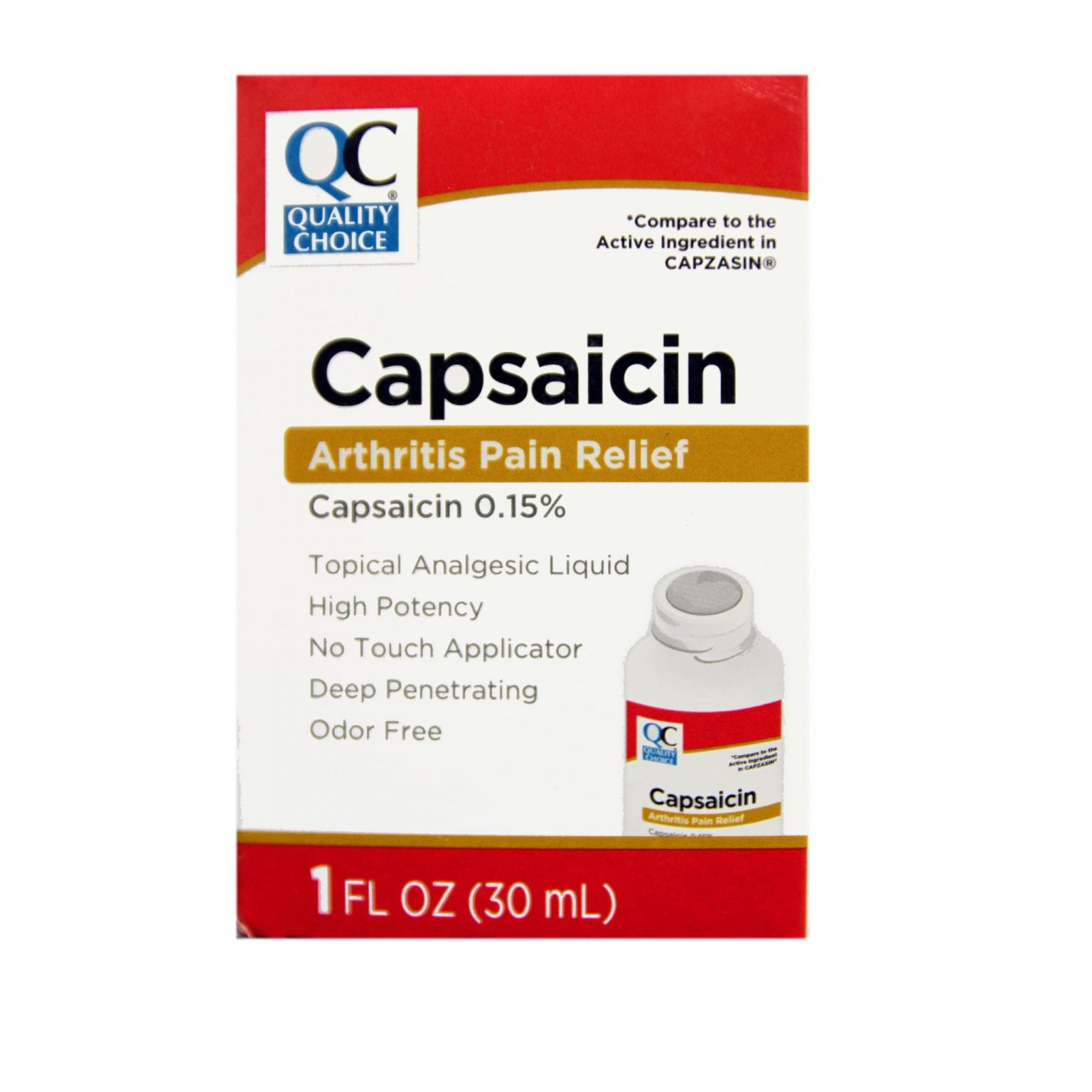 QC Capsaicin Arthritis Pain Relief 1oz  Jollys Pharmacy Online Store