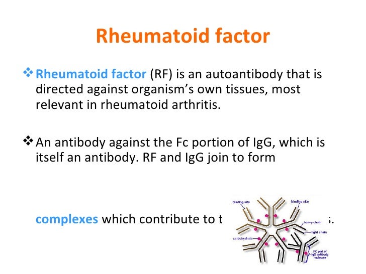 Rheumatoid Factor and Its Diagnositc Significance
