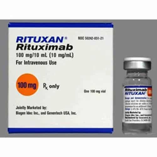 Rituxan Rituximab Injection 500 Mg, Prescription, 500 Mg / 50 Ml,
