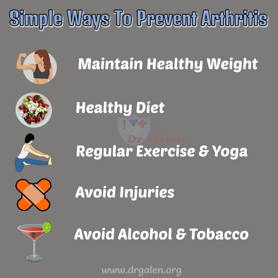 Simple Ways To Prevent Arthritis