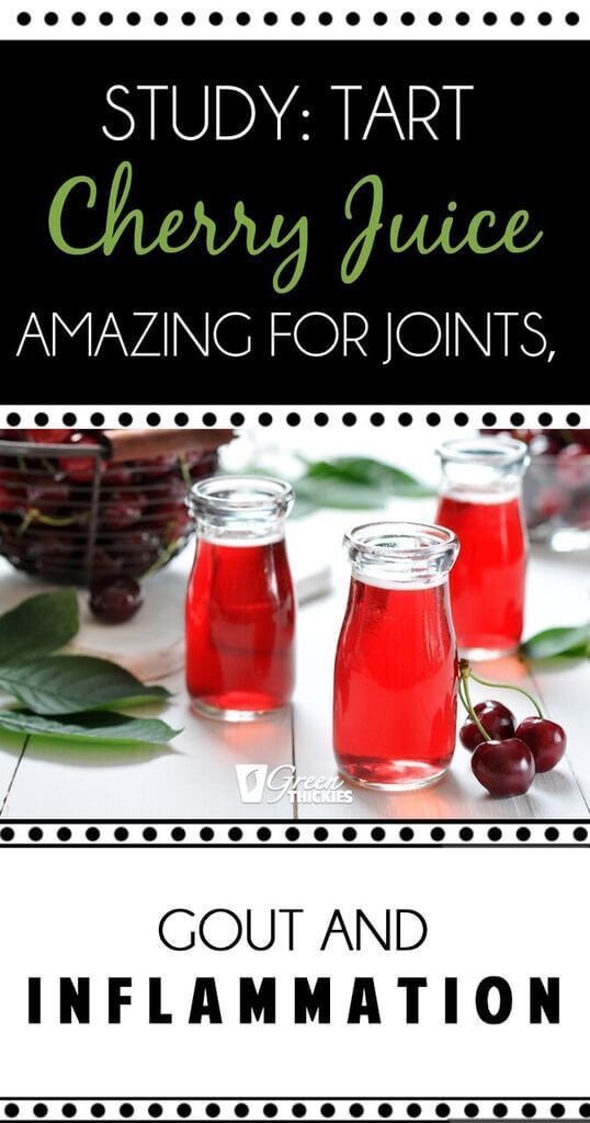 Study: Tart Cherry Juice Amazing For Joints, Gout And ...