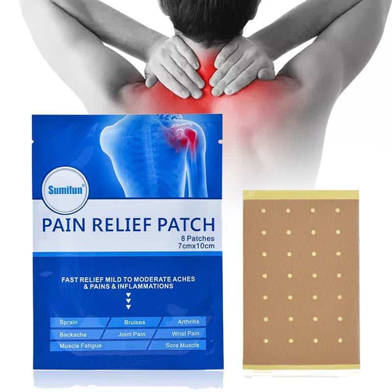 Sumifun 8Pcs/Bag Medical Pain Patch Pain Back Neck Arthritis Frozen ...