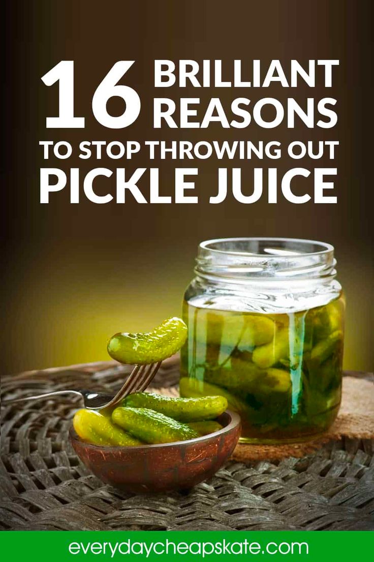 The purpose of pickle juice is to keep the pickles fresh and flavorful ...