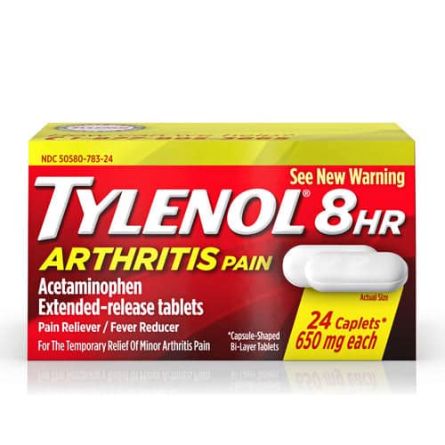 Tylenol 8 Hour Arthritis Pain Relief Extended Release Caplets, 650 mg