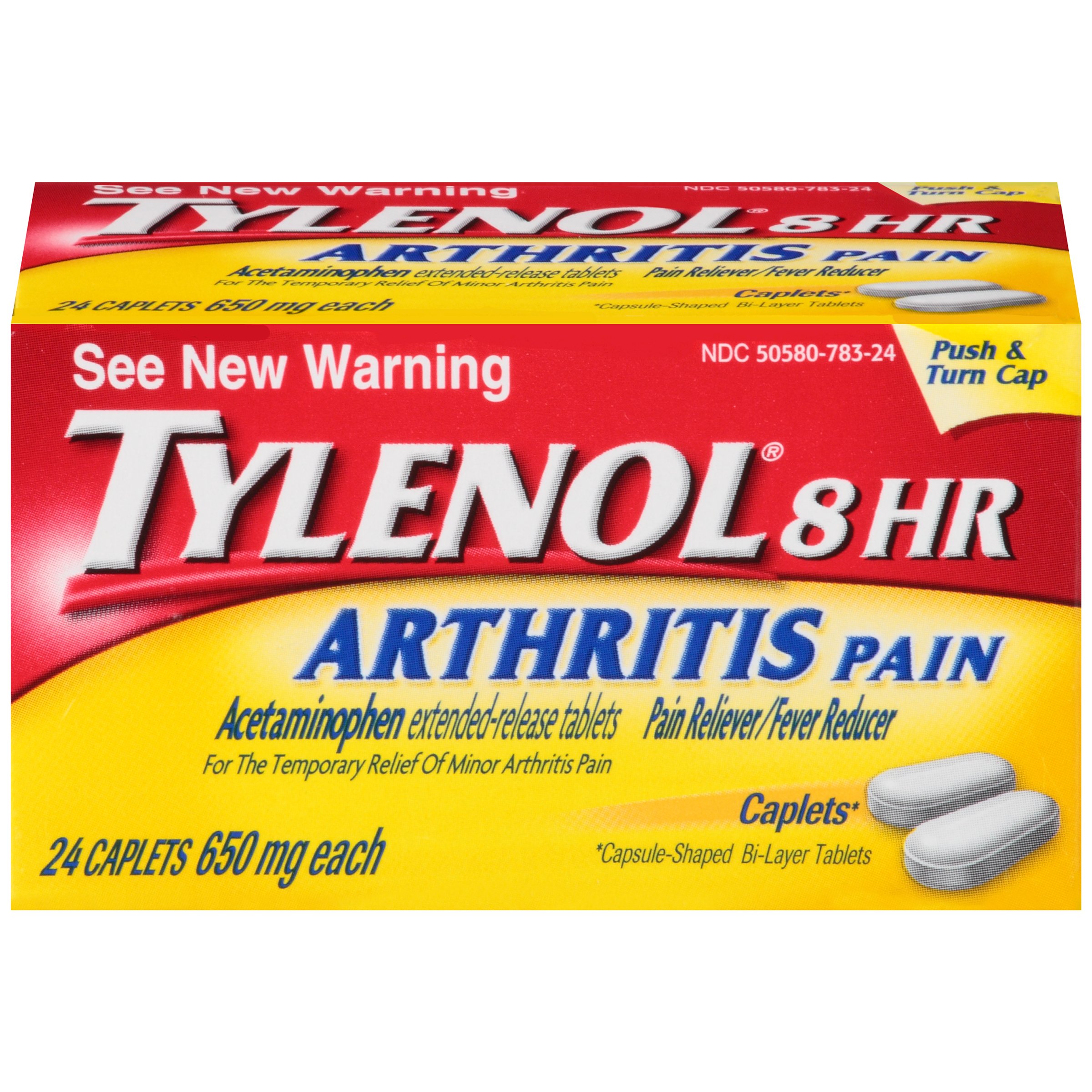 Tylenol Arthritis Pain, 650 mg, Caplets, 24 caplets